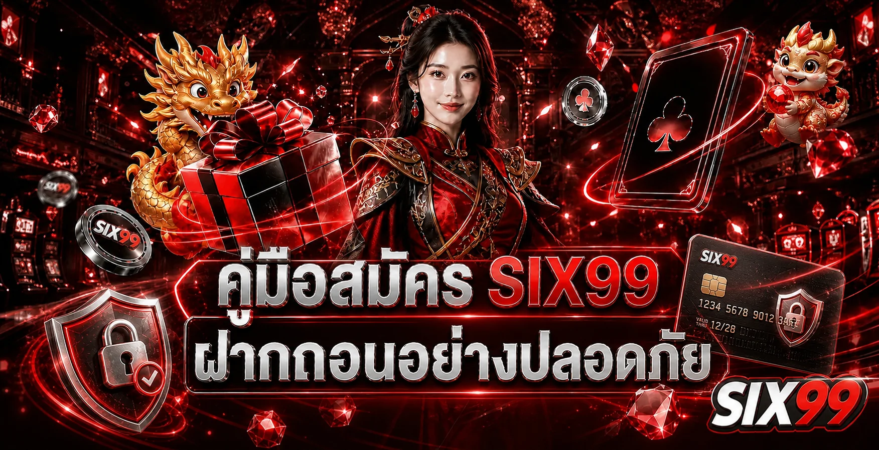 SIX99 สมัครสมาชิก | คู่มือฝากถอนฉบับใหม่
